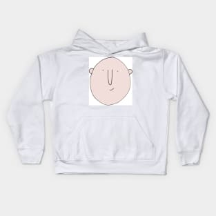 Bald dude Kids Hoodie